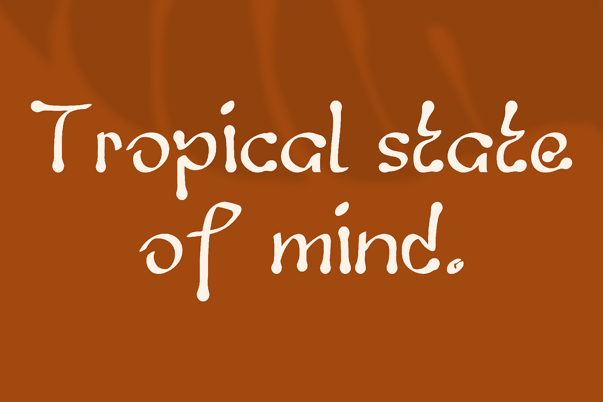 Giwali - Handwritten Tropical Font, a Handwritten Font by Boril Std (Photo 4 of 10)