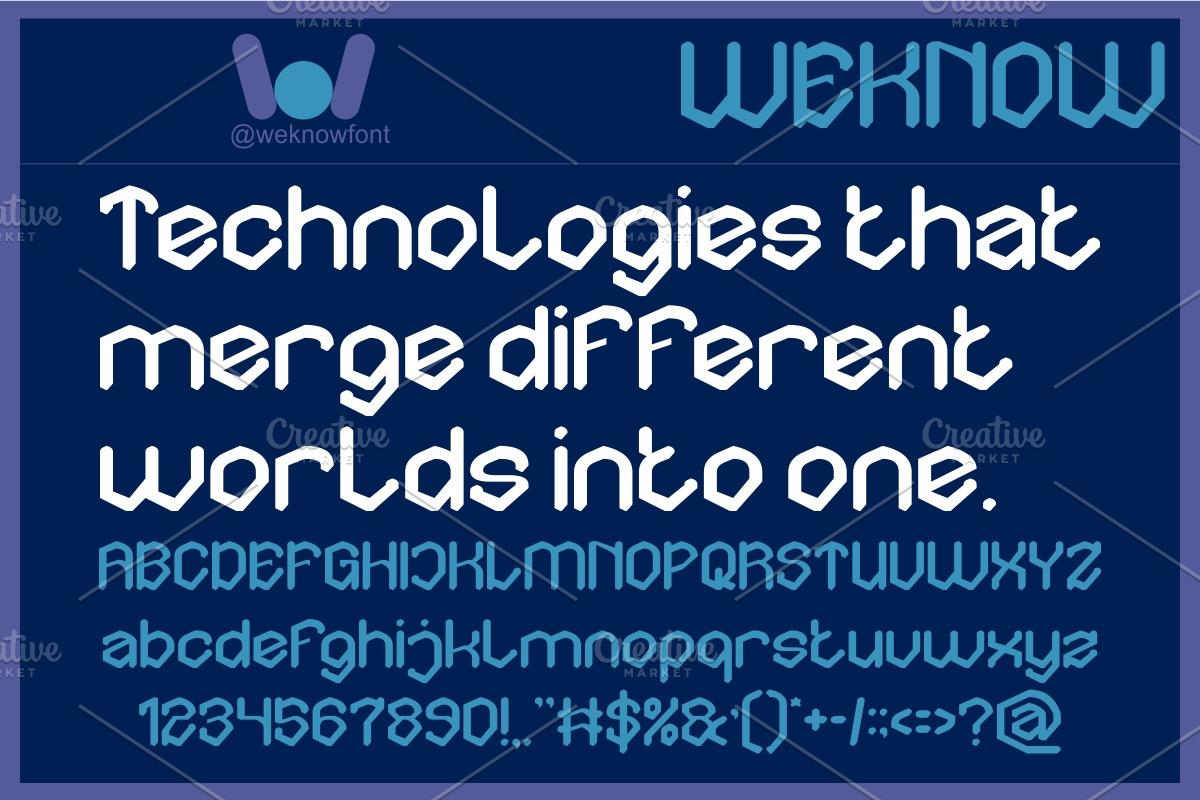 Hybrid Tech font, a Blackletter Font by weknow (Photo 2 of 8)