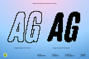 Godger Rounded Pixel, a Sans Serif Font by Craft Supply Co. (Thumbnail 3 of 8)