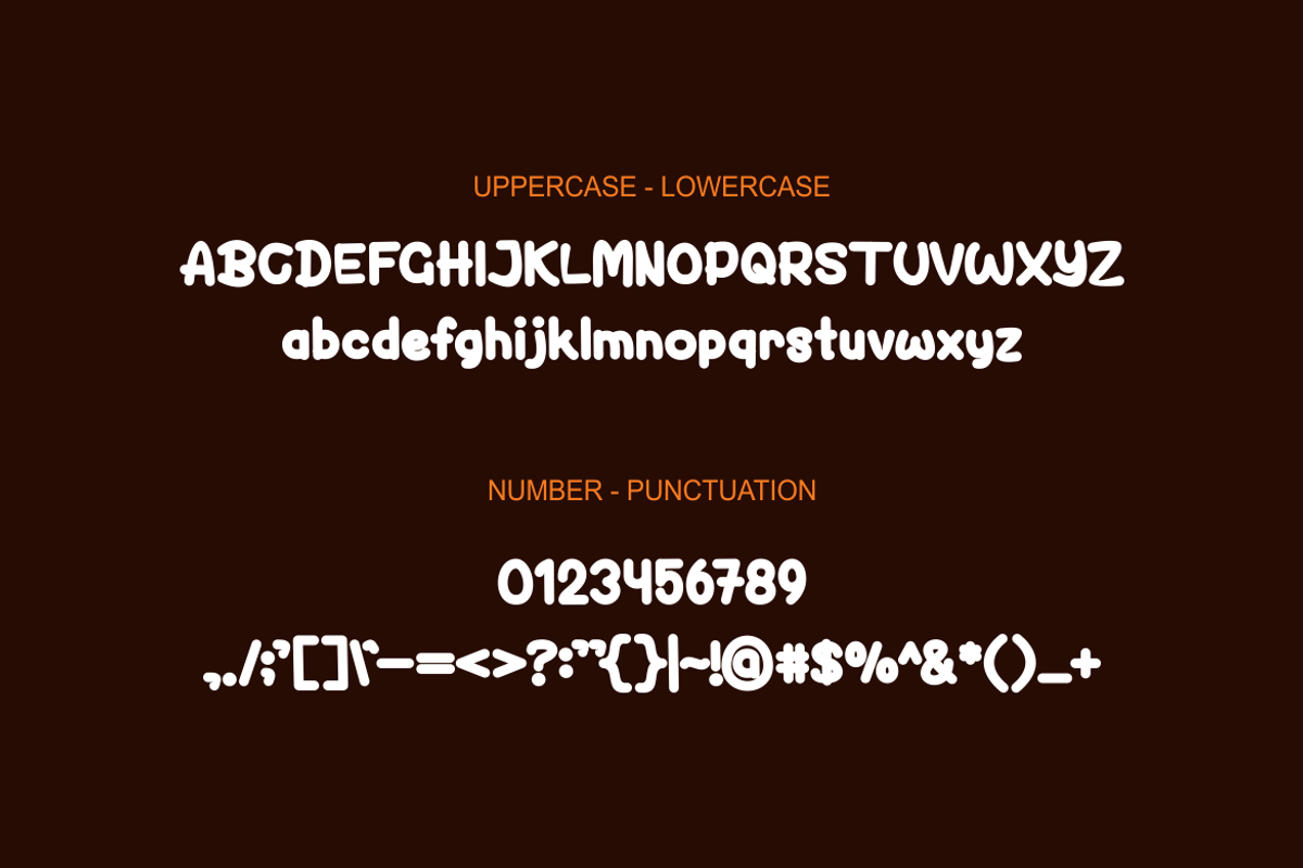 Simple Orange - Font, a Handwritten Font by artchiles_design (Photo 4 of 5)