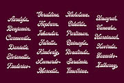 Nicholine - Vintage Retro Font, a Script Font by Subectype Studio (Thumbnail 9 of 15)