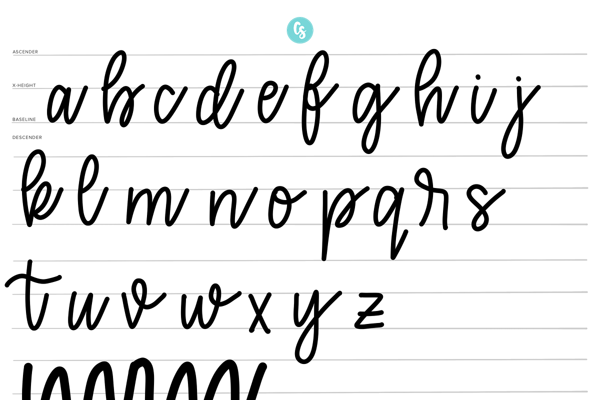 Sarah Monoline Procreate Brush, a Brush Add-On by Cate Shaner (Photo 2 of 4)