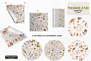 Watercolor Woodland Sweeties, a Background Graphic by Bridgett Stahlman Design (Thumbnail 3 of 8)