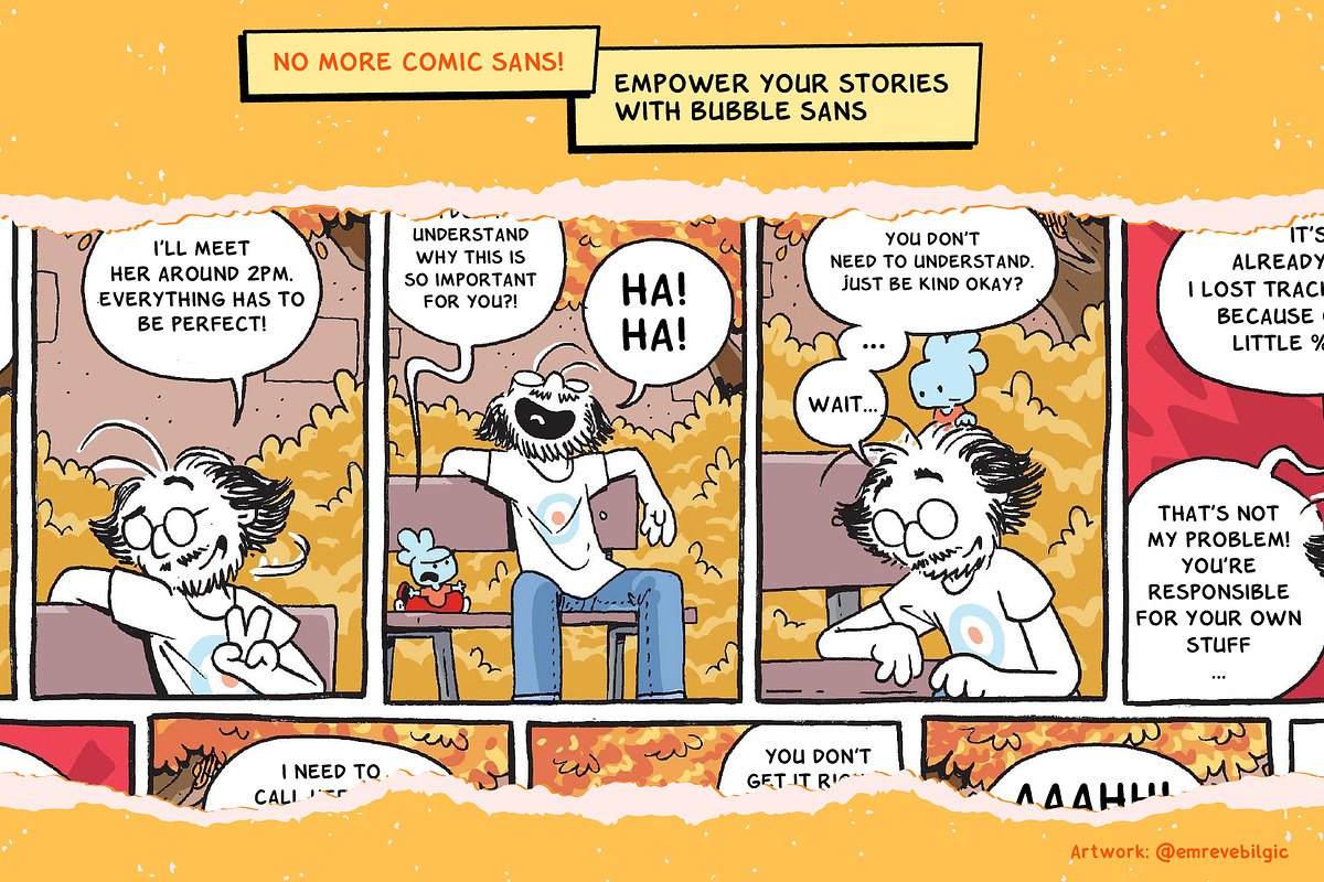 Bubble Sans - Comic Book Font preview 5