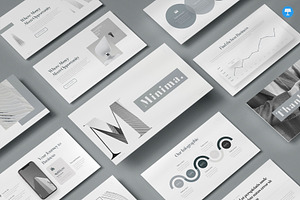 Minima - Minimal Keynote, a Presentation Template by Pixslides