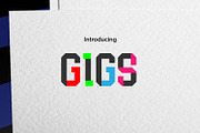 GIGS, a Slab Serif Font by da_only_aan (Thumbnail 1 of 5)