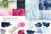 Watercolor Bundle-Background&Shape, a Texture Illustration by Beigetime (Thumbnail 6 of 13)