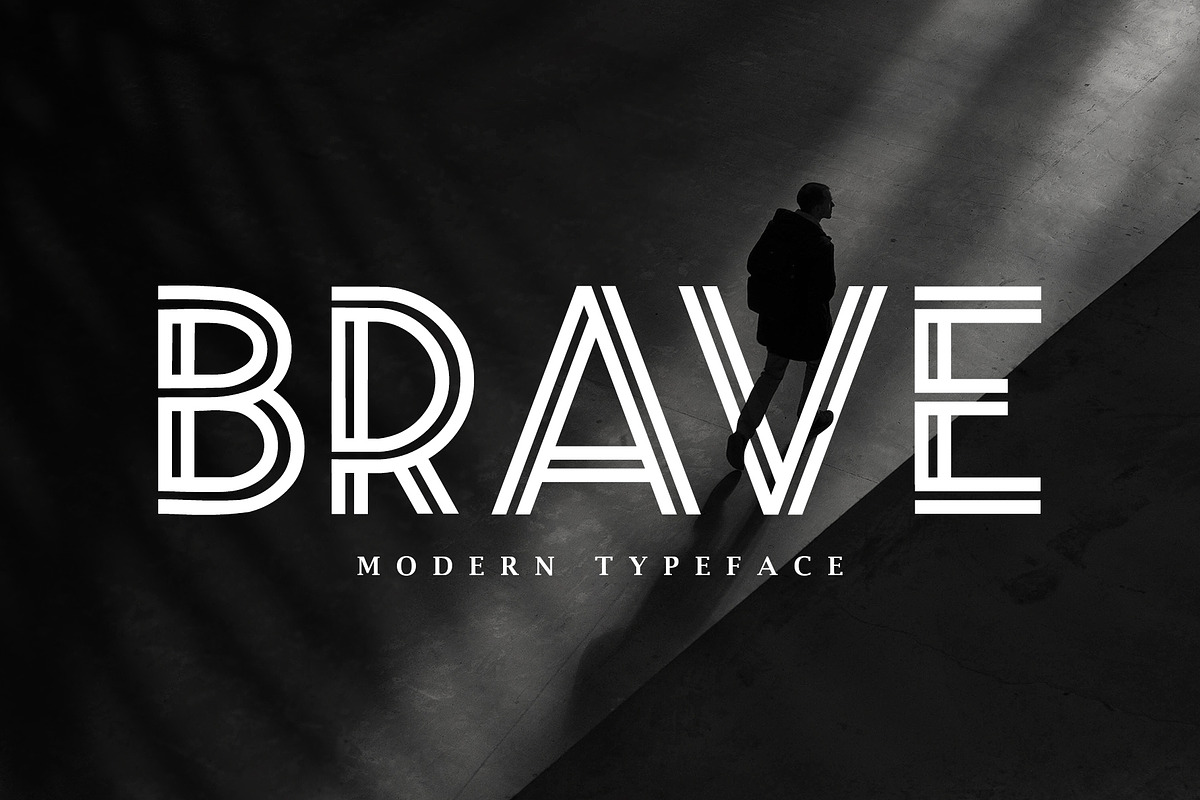 Wander Brave Modern Typeface, a Sans Serif Font by Heinzel Std (Photo 8 of 8)