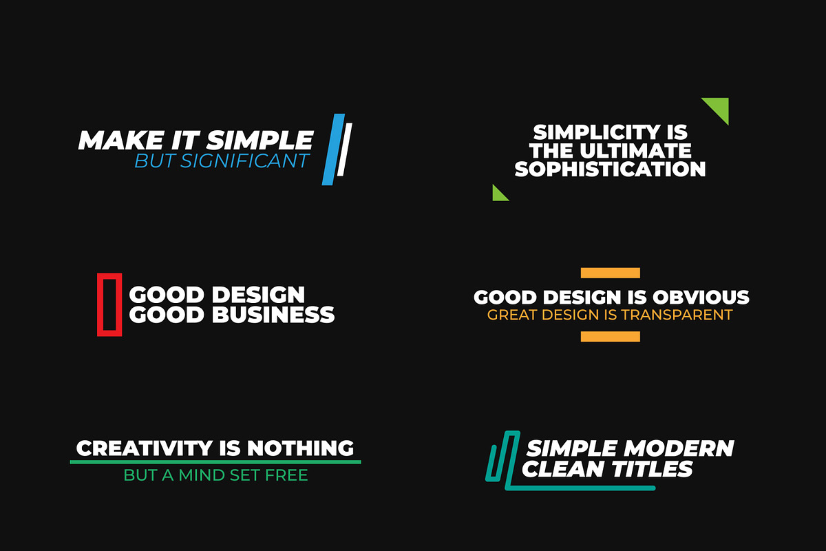 Colorful Titles for After Effects, a Templates & Theme by xyGraphic (Photo 1 of 2)