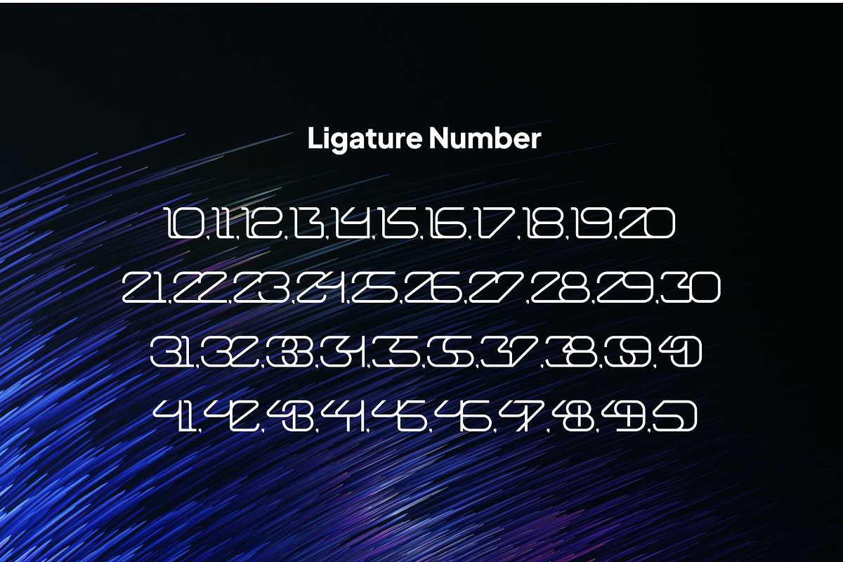 Linergy Reguler, a Sans Serif Font by ganuDESIGN (Photo 4 of 8)