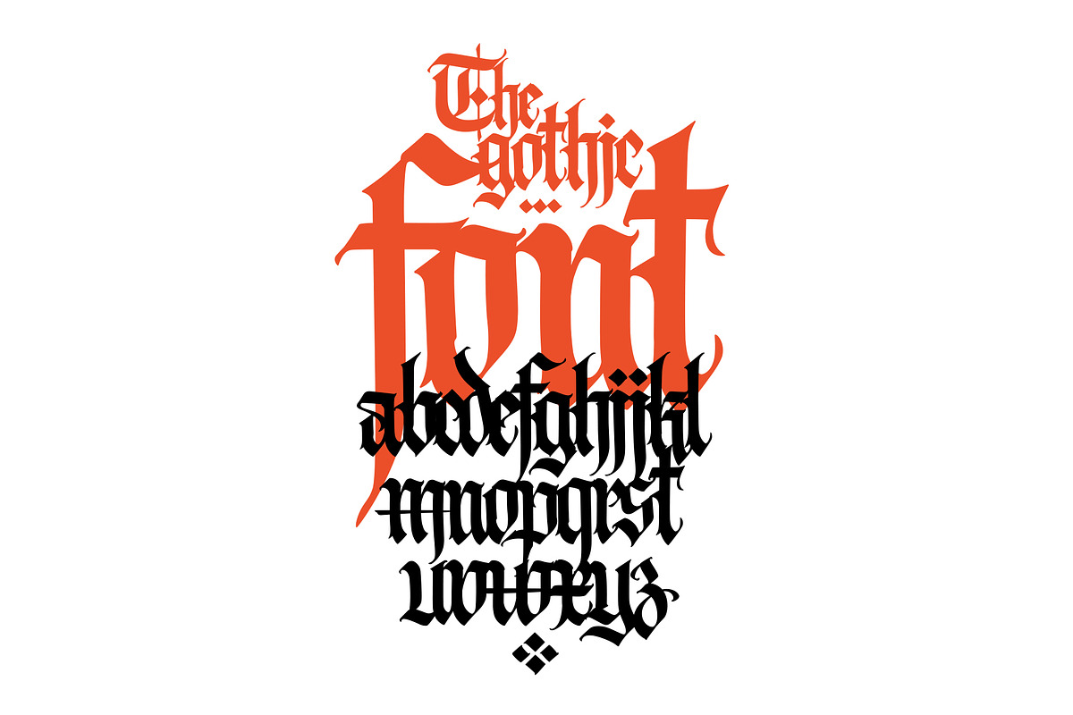 Gothic vector letters, an Object Graphic by GeekClick (Photo 4 of 8)