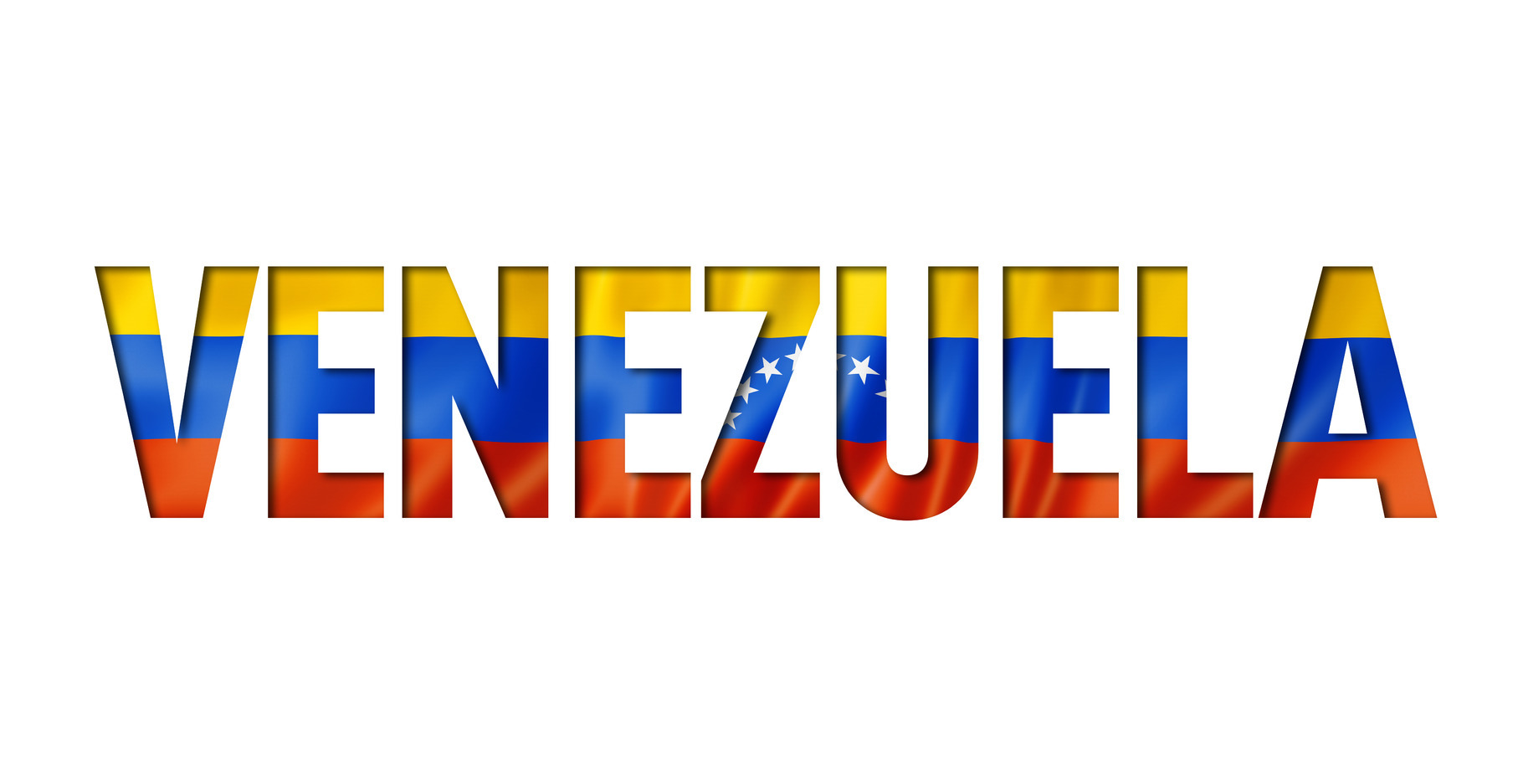 venezuela flag text font, an Outline Icon by GoodGoods