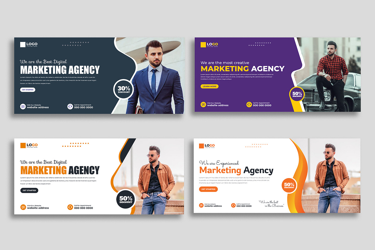 Digital Marketing Social Media Cover, a Social Media Template by nandinigraphics