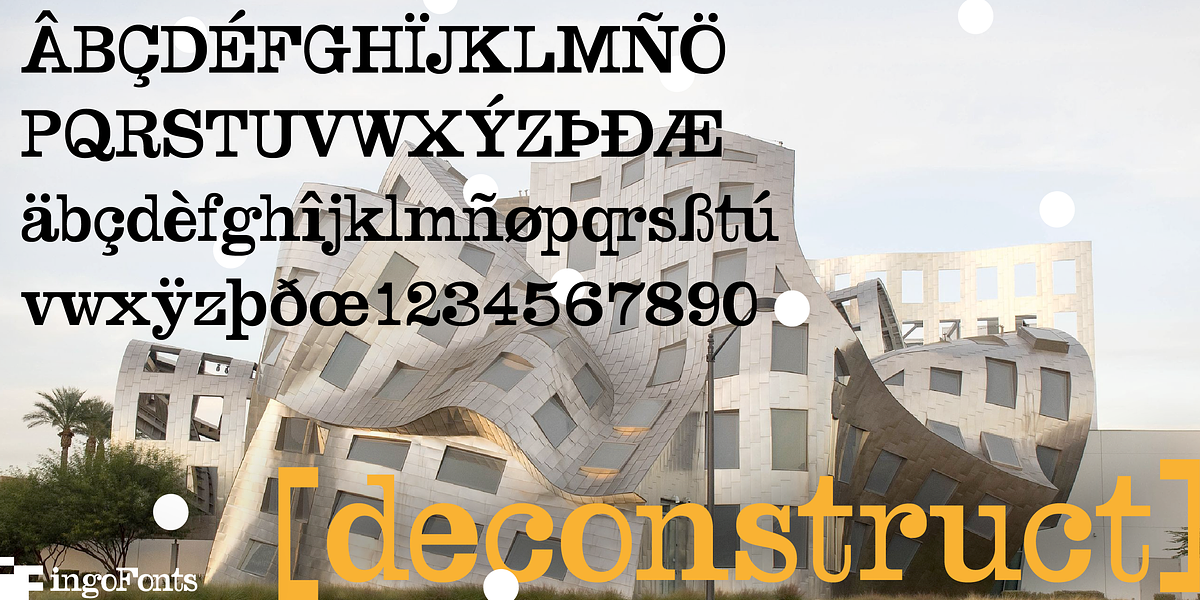 DéFormé, a Serif Font by ingoFonts (Photo 2 of 9)