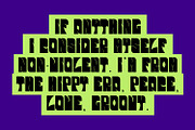 Borque Display Font, a Sans Serif Font by Maulana Creative (Thumbnail 7 of 7)