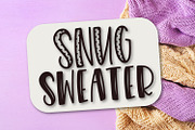Snug Sweater - Font Duo, a Sans Serif Font by CraftyLittleNodes (Thumbnail 1 of 10)
