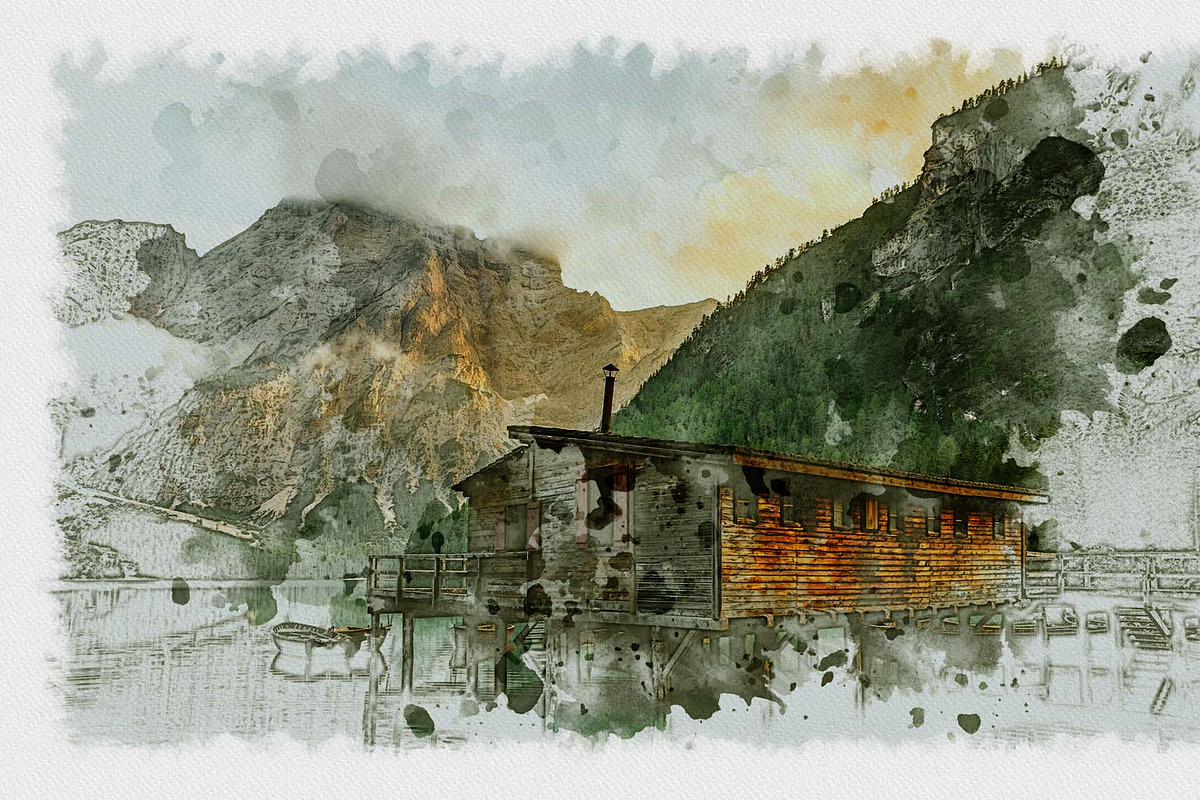 Architecture Sketch Photoshop Action, an Action Add-On by MRI STUDIO (Photo 14 of 17)