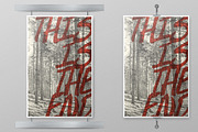 Mockup Poster Tabloid size, a Poster Template by Ember Co. (Thumbnail 2 of 5)