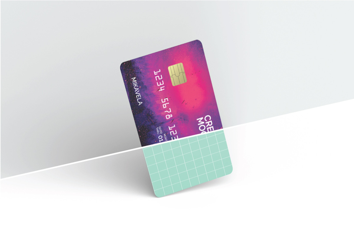 Stylistic Credit Card Mockup, a Product Mockup by ianmikraz (Photo 3 of 4)