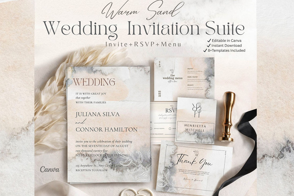 Scandinavian WeddingTemplates Bundle, a Social Media Template by Alisa Mikibith Art (Photo 22 of 23)