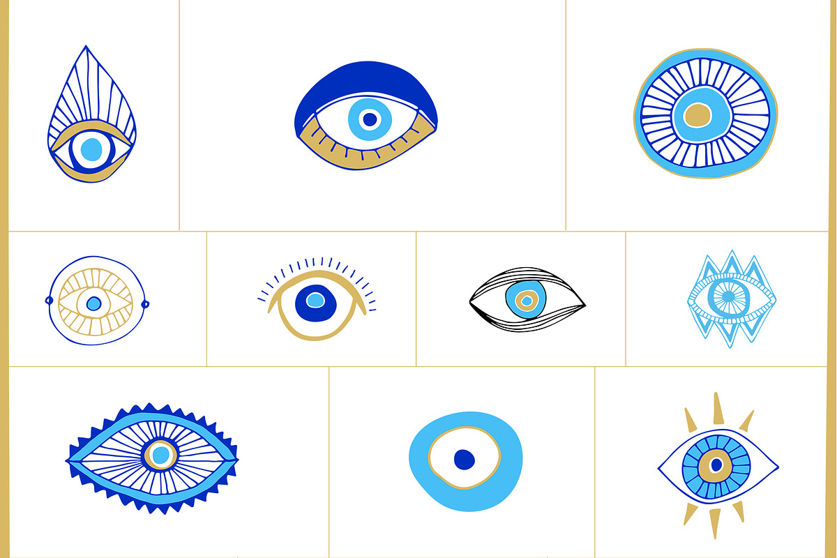 Evil Eye Illustrations + Patterns, an Illustration by Youandigraphics (Photo 8 of 13)
