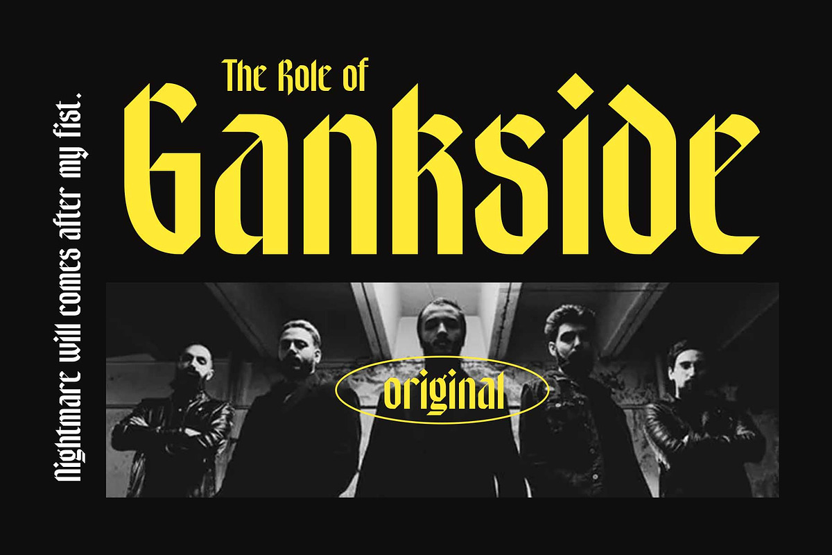 Nightwoe - Modern Blackletter, a Blackletter Font by Novitype (Photo 1 of 13)