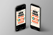 New Year Sale Flyer, a Flyer Template by Neermana (Thumbnail 4 of 4)