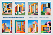 Abstract Architecture Illustration, a Decorative Illustration by Housui Patterns (Thumbnail 3 of 9)