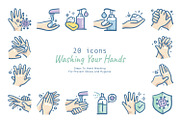 Washing Your Hands, an Icon by BomSymbols (Thumbnail 1 of 2)