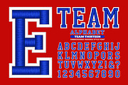 Embroidered Sports Vector Alphabet, an Object Graphic by Mysterylab Designs (Thumbnail 3 of 16)