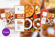 Editable Pizza Menu & Flyer Template, a Social Media Template by Mishek Munene (Thumbnail 4 of 4)
