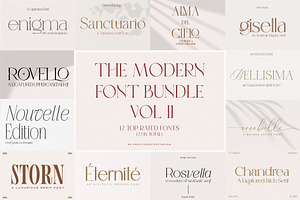 The Modern Font Bundle Vol 2, a Handwritten Font by Prestige Artsy Studio