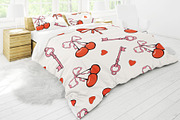 Whimsical Valentine Seamless Pattern, a Pattern Graphic by Groovy Arts (Thumbnail 3 of 5)
