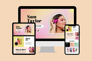 Digital Portfolio Website Canva