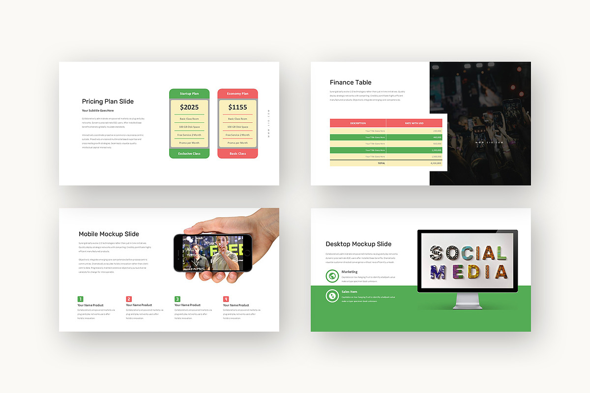 Eio : Social Agency Google Slides, a Presentation Template by Punkl Camp (Photo 4 of 16)