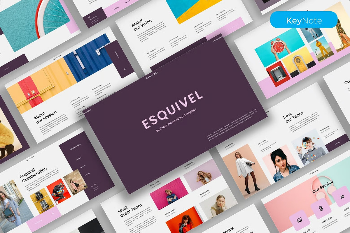Esquivel – Business Keynote Template, a Presentation Template by kreatifreya (Photo 1 of 5)