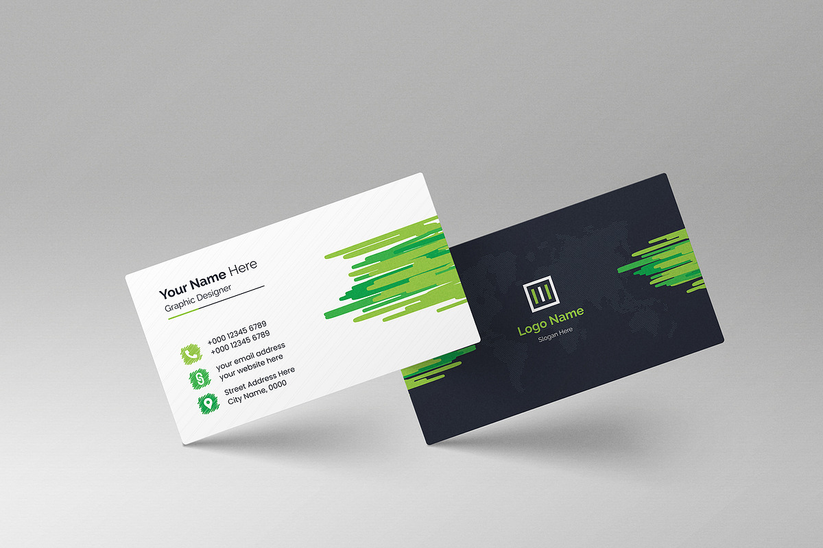 Business Card Design Template, a Business Card Template by mijli (Photo 6 of 12)