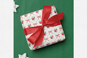 Christmas Pattern Roses & Bows, a Pattern Graphic by Schatzi Graphik (Thumbnail 5 of 6)
