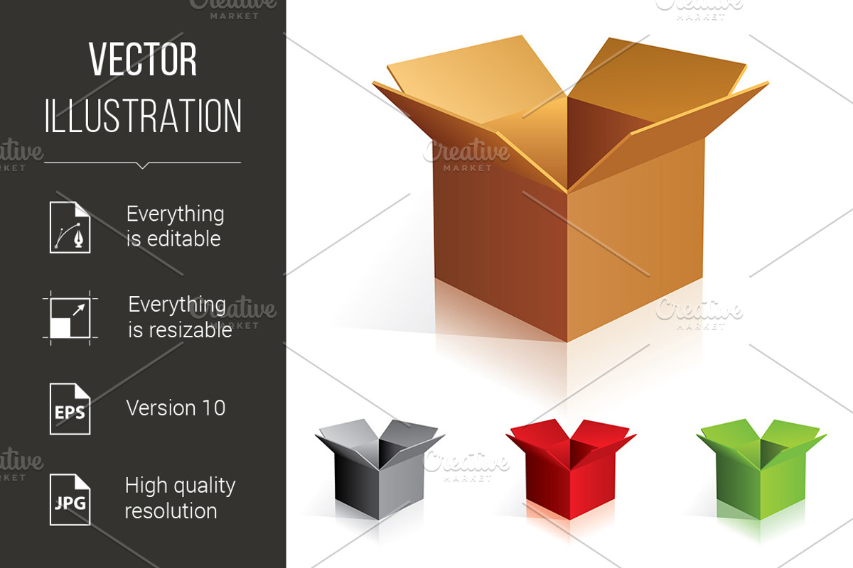Color boxes, a Graphic by DvargShop