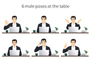 Business Asian man and woman 2 in 1, a Finance Illustration by Volha Hlinskaya (Thumbnail 7 of 9)