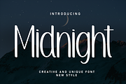 Midnight | Script Font, a Script Font by Scratchones (Thumbnail 1 of 8)