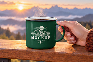 Metal Mug Mockup