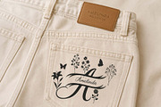 Davina Flower Monogram, a Handwritten Font by Yoga Letter (Thumbnail 3 of 8)