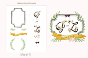Bella Monograms & more, an Illustration by KLUGE+CO (Thumbnail 3 of 11)