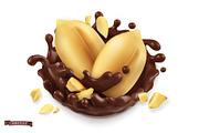 Chocolate cookies with peanuts, set, a Decorative Illustration by Allevinatis Studio (Thumbnail 7 of 8)
