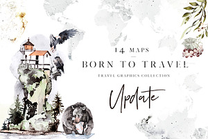 Born To Travel. Map Creator.