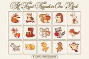 Whimsical Forest Friend - Vector Set, an Animal Illustration by Invisual Studio (Thumbnail 2 of 9)