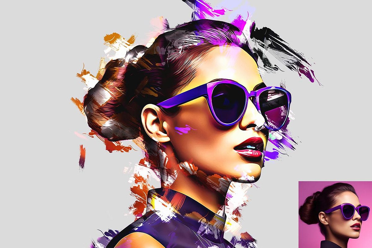 Dry Brush Artistic Paint FX, an Action Add-On by Studio Retouch (Photo 10 of 14)