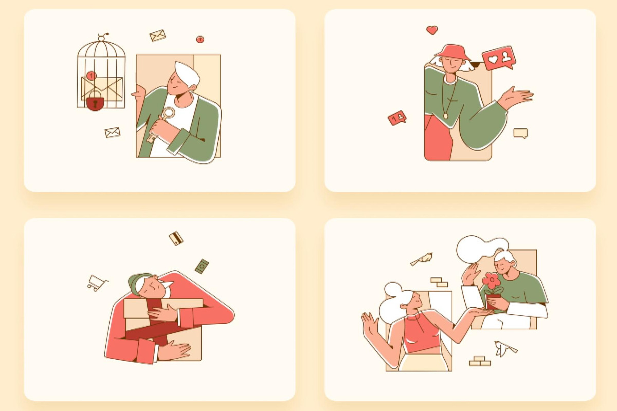 E-Commerce Characters Animated, an UI Kit Template by Lumina_ui_ux202 (Photo 4 of 6)