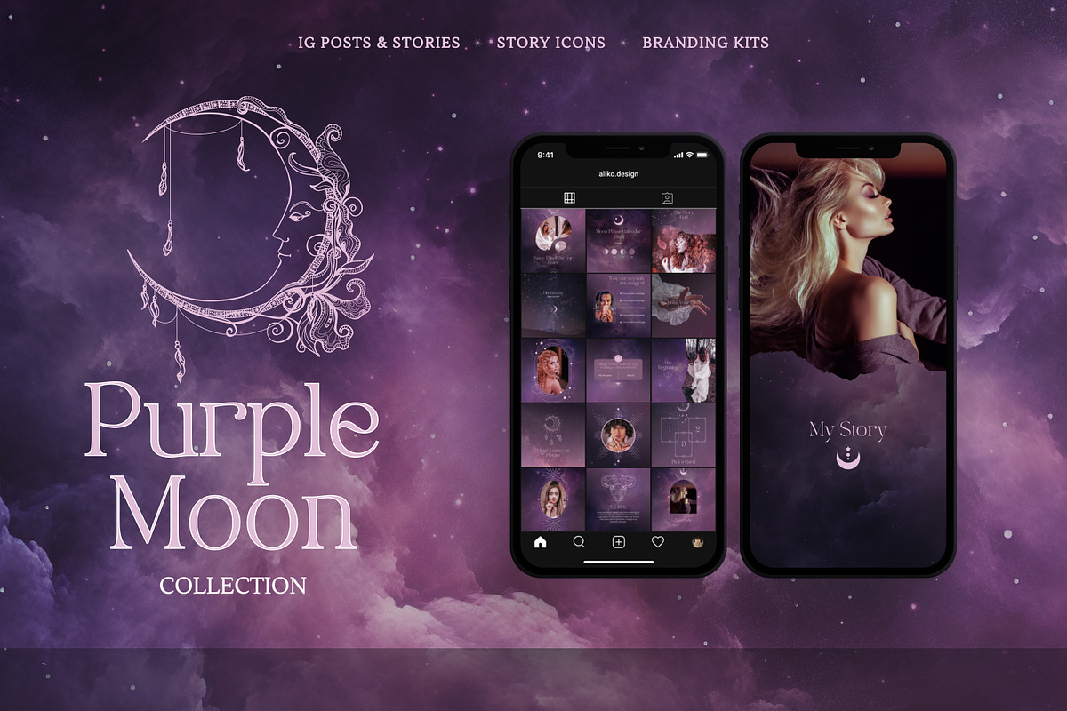 Purple Spiritual Instagram Stories, a Social Media Template by Under My Cozy Roof (Photo 9 of 9)